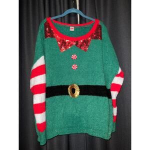 Ugly Christmas Sweater Xmas Size XL